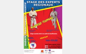 Stage experts régionaux